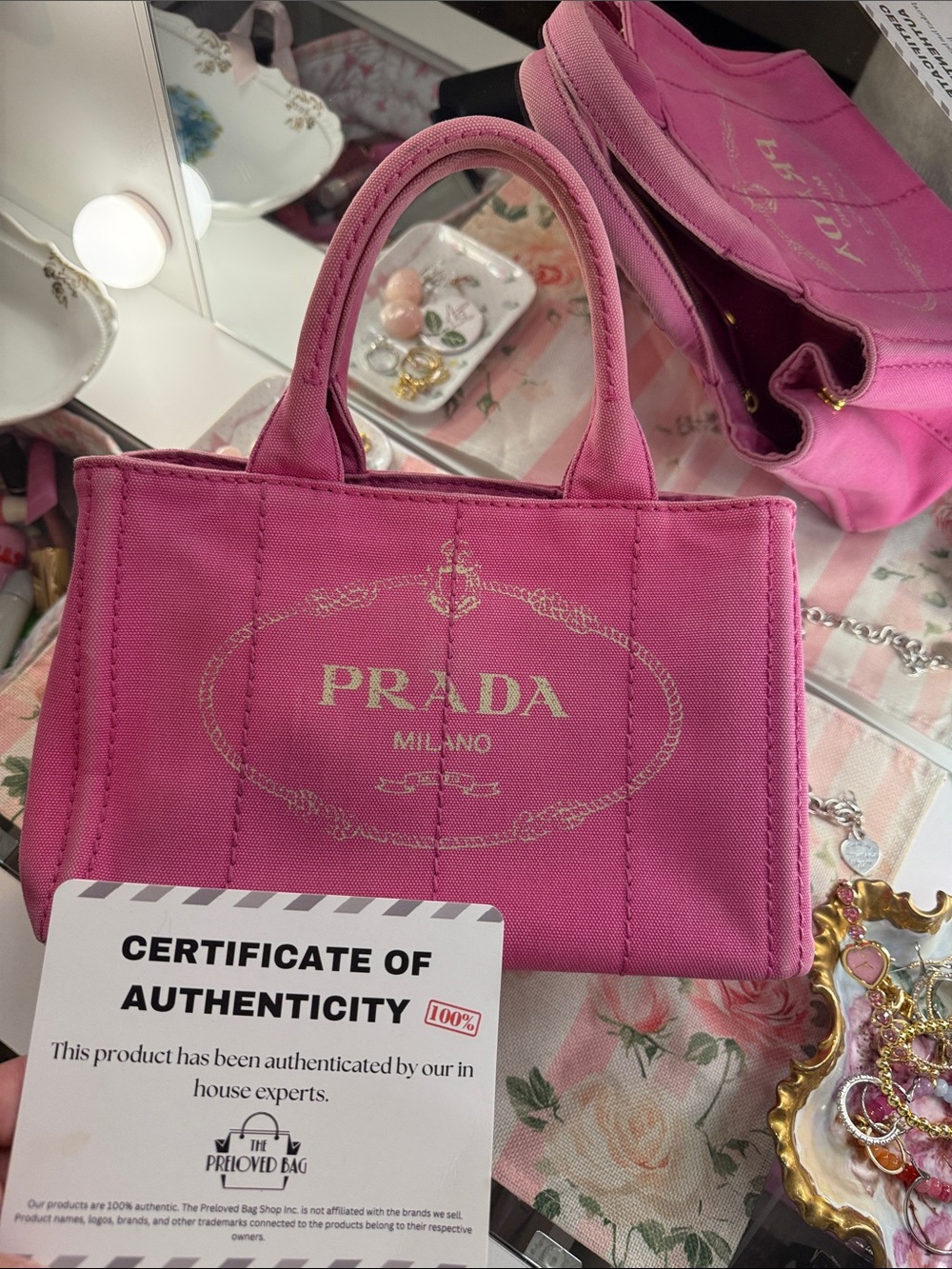 Prada Capana Tote Bag